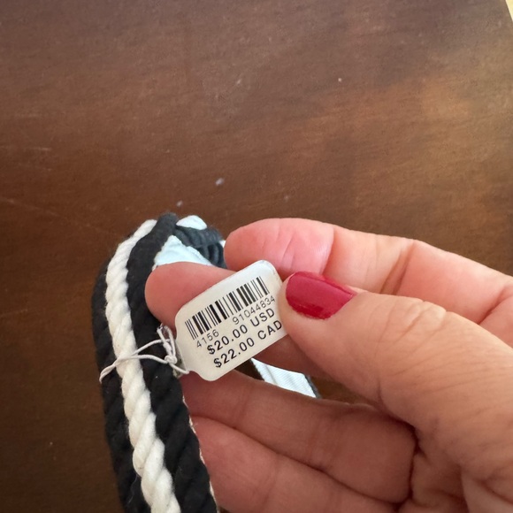 Anthropologie Black and white knot headband brand new - Picture 7 of 8